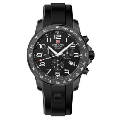 Relógio Masculino Ranger Cronógrafo Pulseira de Borracha Mostrador Preto Quartzo 7064.9877 100M