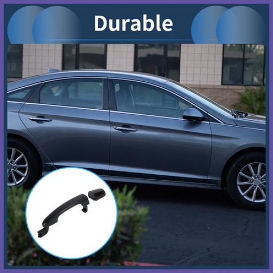 Car Exterior Door Handles Front Right Black Fit for Kia Sportage 2005-2010 1 Pcs