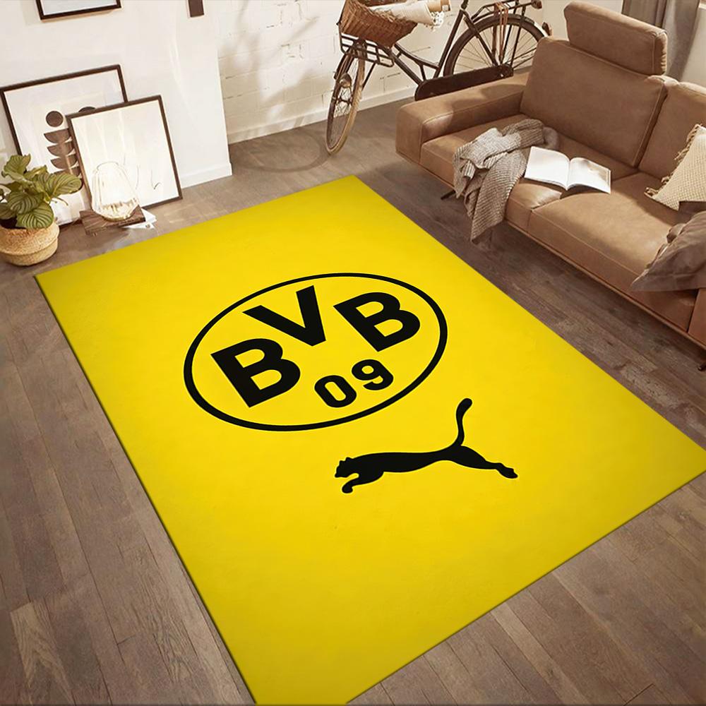 Borussia Dortmund Floor Mat Design For Living Rooms Kitchen Game Room Dining Room Antislip Rug Office Home Decor Birthdaychristmas Gift