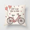 Valentine's Day Digital Printed Car Pillow Cushion Cover Core-Free Home Soft Decoration