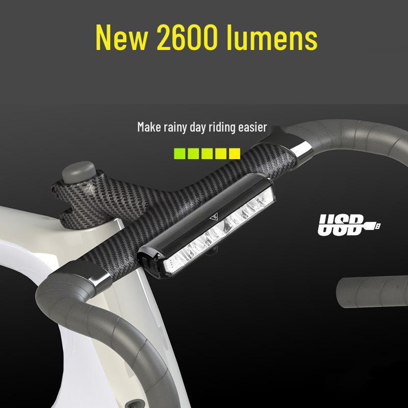 2600LM High-Brightness Bicycle Light for Road and Mountain Bikes - Night Riding Cross-Border Model