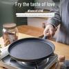 Aozizi Non-Stick Cast Iron Pancake Pan - Thickened Flat-Bottom Household Frying Plate