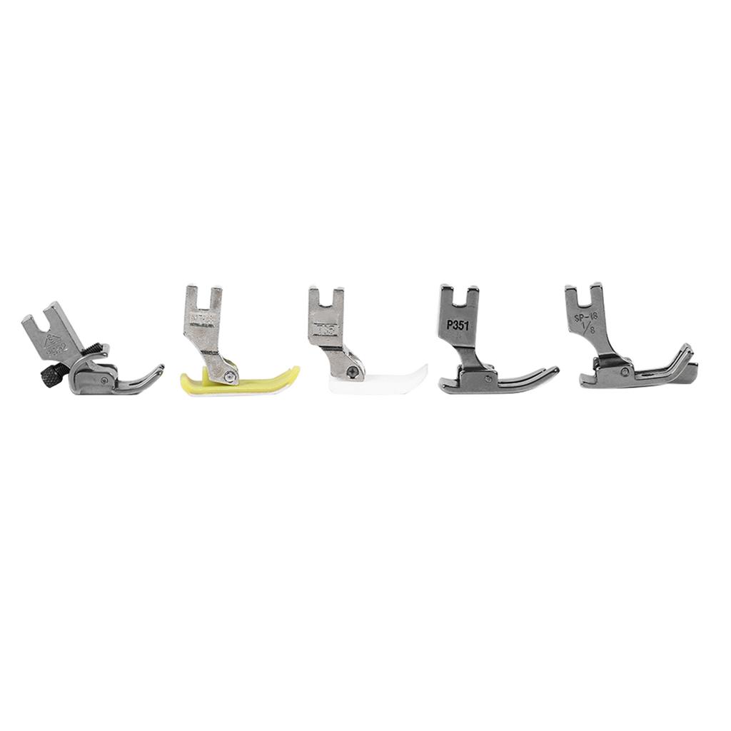 17 Sets Universal Industrial Flat Sewing Machine Parts Presser Pressure Foot Accessories   Case