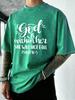 God Is Within Her She Well Not Fall Print Washed TShirt Men Loose Cotton T Shirts Soft ONeck Clothes Beach Vacation Streetwear