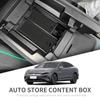 for BYD Han Center Console Armrest Storage Box Car Central Tray Organizer Accessories Tidying Black ABS+PVC