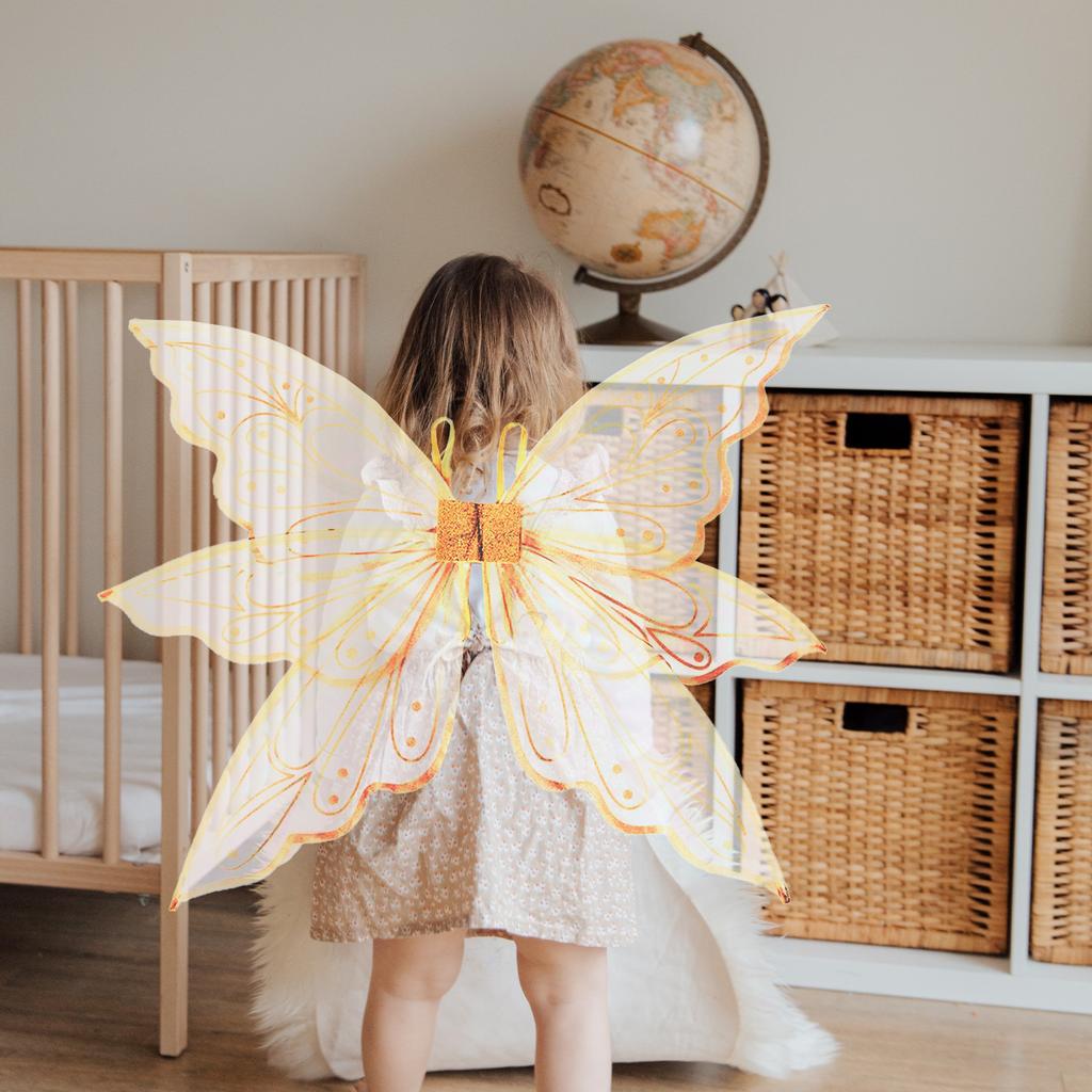 Fairy Wings Girls Women Mythical Costume Elf Wings for Kids Cosplay Photo Prop Accessories