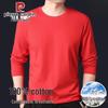Pierre Cardin Men's Long-Sleeve Cotton T-Shirt