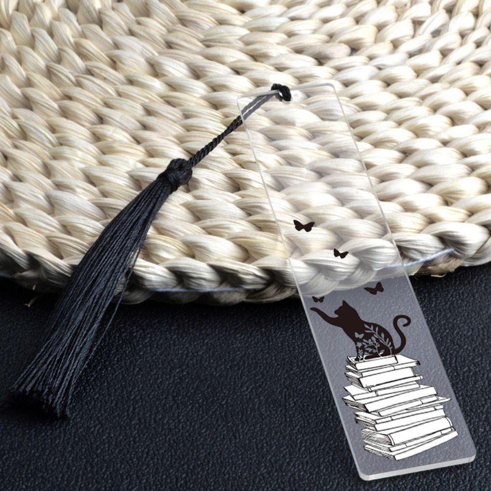 Dog Cat Claw Bookmarks Transparent Book Page Holder Creative Book Clip  Teachers