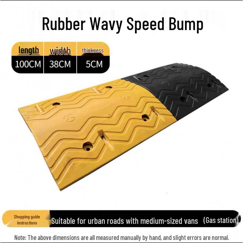 Rubber Speed Bump Cast Iron Ramp Plate