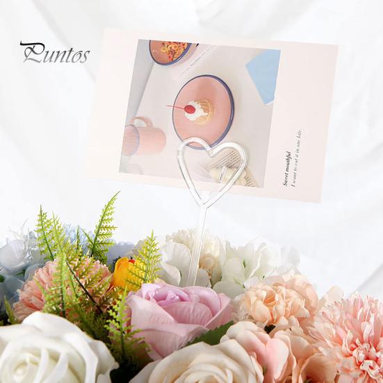 100 Stück attraktives, sichtbares Design, umweltfreundlicher Kuchenaufsatz, Blumenauswahl, DIY-Blumenarrangement, Dekoration, Haushaltsbedarf