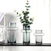Original Color Glass Vase: Simple Modern Hydroponic Flower Arranger for Lucky Bamboo & Living Room Decor