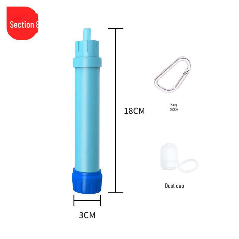 Portable Outdoor Water Purification Straw - Camping & Picnic Ultrafiltration Filter