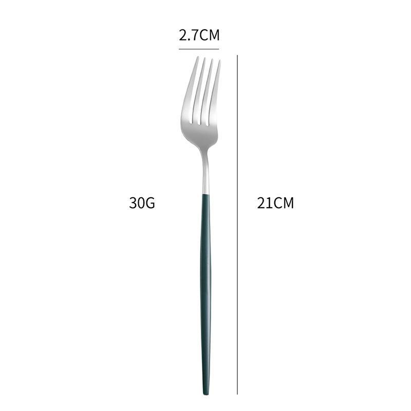 European High-Value Stainless Steel Tableware Set: Portuguese Knife, Fork, and Spoon for Hotels and Western Dining