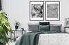 Obraz plakaty w ramie 33x43cm dyptyk komplet 2obrazów abstrakcja grey p2029