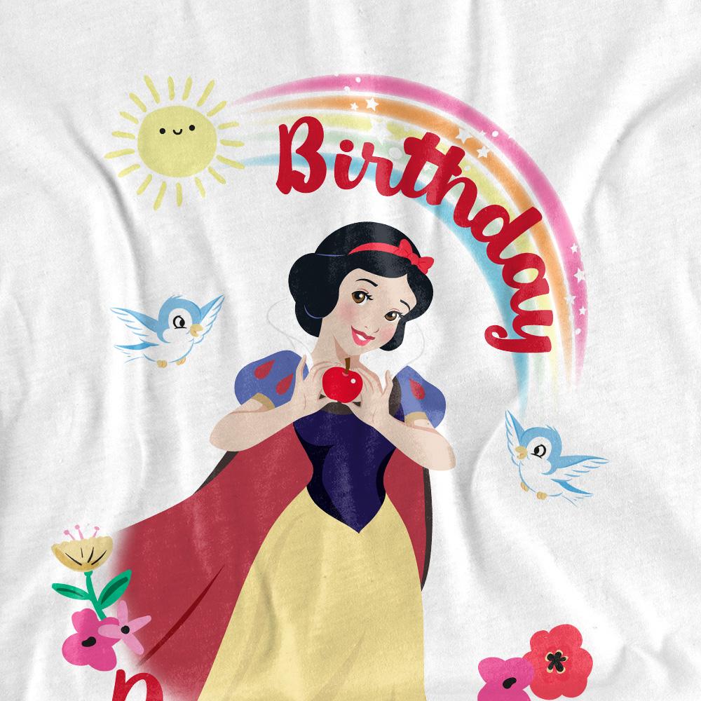 Unisexové tričko pro dospělé s motivem Sněhurky a sedmi trpaslíků a jejich přáteli pro narozeniny.