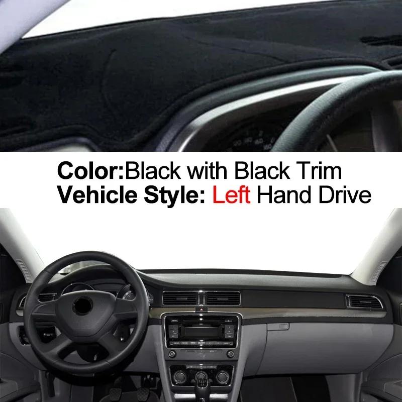 Car Dashboard Cover Non Slip Pad For Skoda Superb 2 B6 3T 2009 - 2015 Dash Mat Sun Shade Pad Anti-UV Cushion 2014 2013 2012 2011