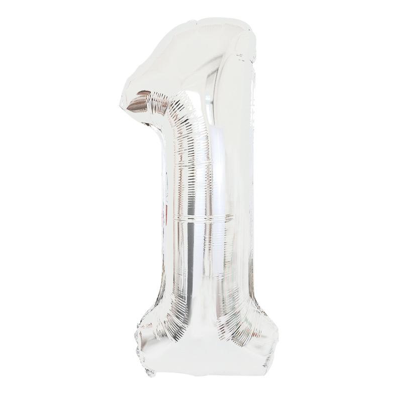 

40-дюймовый шар-цифра версии США - Фольгированное украшение для вечеринки по случаю дня рождения