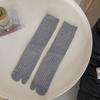 1/4pairs Japanese Fashion Two Toe Socks for Men Women Harajuku Sweaty Deodorant Fashion Two Finger Sock Toe Separation Socks