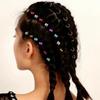 100PCS Aluminum Dreadlock Hair Rings Multicolor Adjustable Hair Cuffs  Hair Decoration