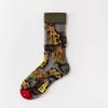 Spring/Summer Women's Floral Mori Girl Thin Mid-Calf Socks - European & American Style