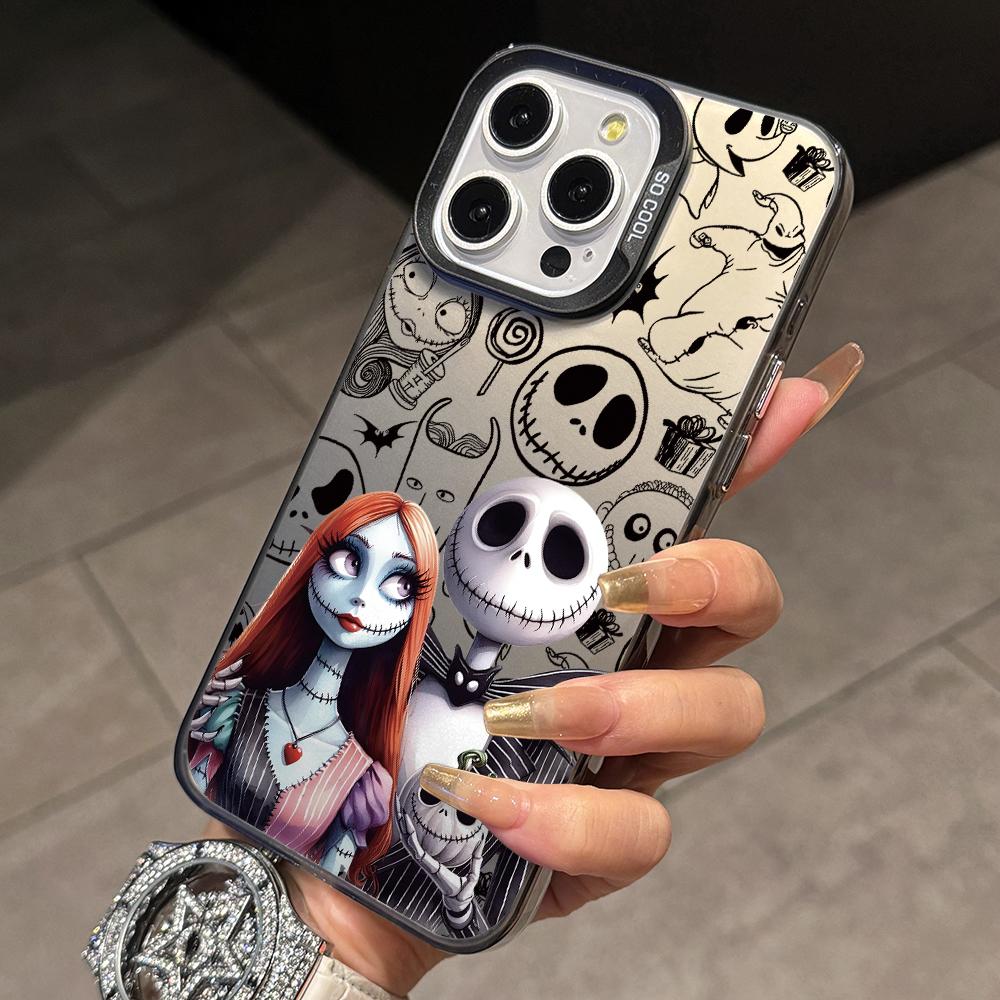 

Corpses Bride Skeletons Love Phone Case for Samsung Galaxy S26 S25 Edge S24 S23 S22 S21 FE S20 Ultra Plus 5G Silver Hard Cover Galaxy S23 Ultra