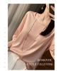 Satin Round Neck Half-Sleeve Loose T-Shirt for Women