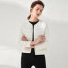 Women Puffer Jacket Down Parka Overcoat Ultralight Warm Portable Collarless O Neck Padded Spring Winter