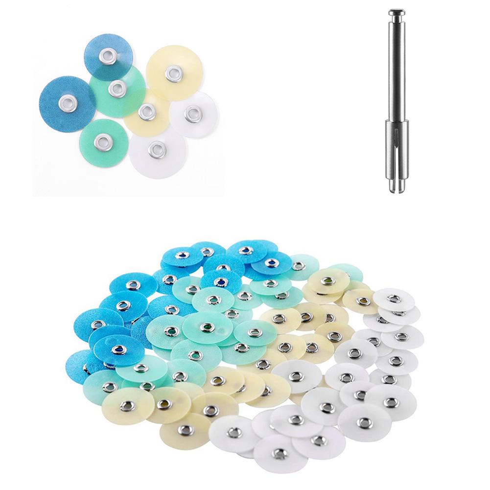 Mandrel 12/14mm Polishing Disc Polishing Discs 80pcs