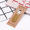 Gift Paper Cilp Cartoon Reading Japanese Bookmark Cat Bookmark Metal Bookmark Kittens Book Mark