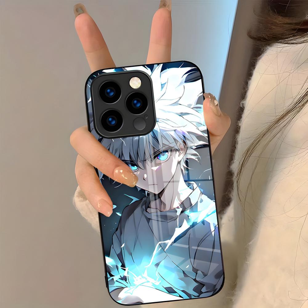 Hunter X Hunter Killua Phone Case For IPhone 17 Pro Max 16 15 14 Pro Max 13 11 Plus Glass Cover