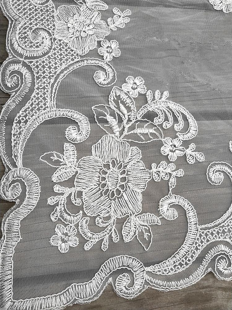 

Европейская кружевная вышивка кисточка подвеска прямоугольная скатерть ТВ настенный шкафчик пианино журнальный столик чехол ткань мебельная тесьма 42x83cm