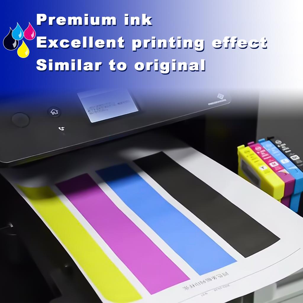 Tatrix 65XL Germany Warehouse Spot 1 Sets of 4 Premium Remanufactured Color Inkjet Ink Cartridge for HP Deskjet 3723 Printer