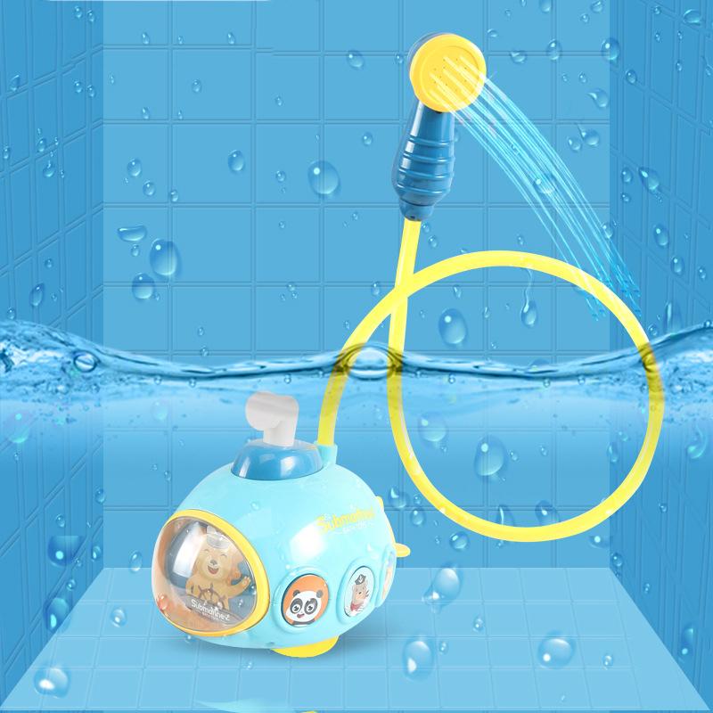 Baby Bath Toys For Kids Electric Submarine Shower Sucker Baby Toys Spray Water Toys Bathtub Toys Sprinkler Baby Shower