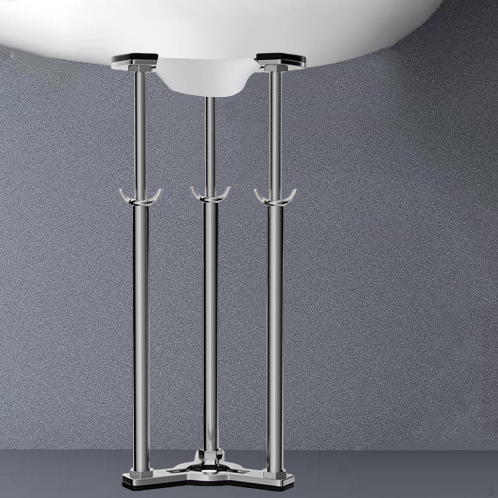 Stainless Steel Undermount Sink Rack with Adjustable Height And Extendable Legs for Kitchen,