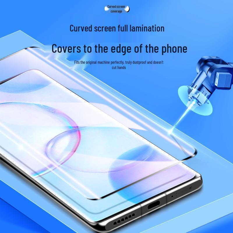 Honor 50/50 Pro 5G Tempered Glass: HD Explosion-Proof, No White Edges, Full Screen Anti-Blue Protection.