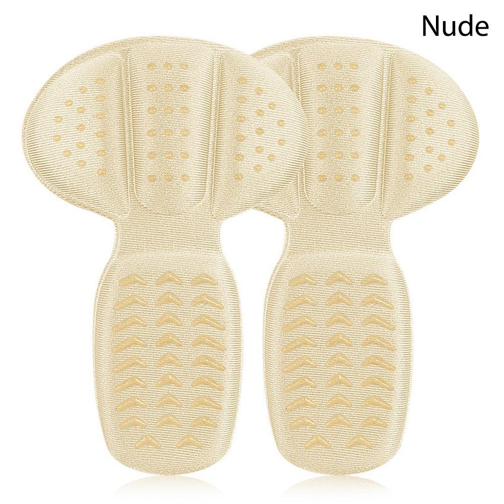 Non Slip Heel Stickers Size Reducer T-Shaped Shoes Insoles Pain Relief Breathable Heel Protection Feet Pads Foot Care Pad