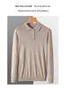 2025 Men's Polo Wool Short Sleeve Lapel Sweater - Spring/Autumn Fashion