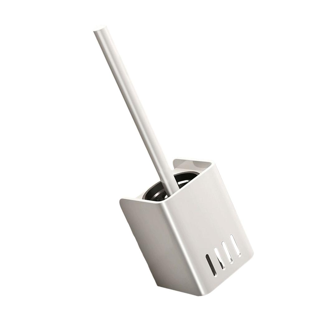 Toilet Brush Lavatory Brush Toilet Brush Holder Set No Drill Innovative Durable Bathroom Cleaning Brush