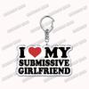 Custom I Love You My Fictional Boyfriend Awesome Girlfriend Keychain Emo Boys Hot Wife Mom Dad Key Ring Keychains Bf Gf Gifts