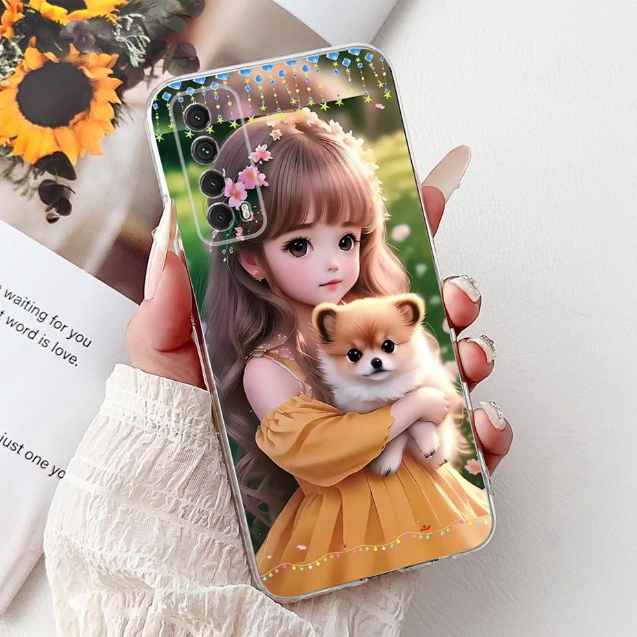 For Huawei Y7a Case PSmart 2021 Cute Cat Fashion Painted Cover Soft Slim Phone Case For Huawei P Smart 2021 Y 7a HuaweiY7a Shell