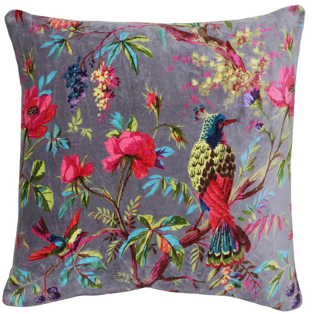 Riva Home Husă de pernă pătrată cu model floral Birds of Paradise