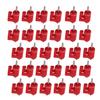 30Pcs Chicken Nipple Waterer Poultry Water Nipple Drinker Outdoor Accessories Red Head Fine Nail