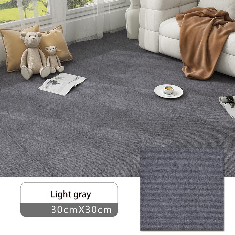 Office Living Room Bedroom Self-adhesive Splicing Carpet Crawling Mat Square Non-slip Floor Mat Hoom Decoration