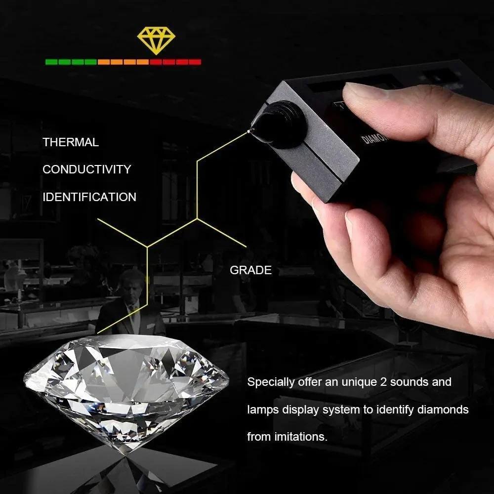 High Accuracy Diamond Tester Pen Professional Jewelry Selector Kit - Portable Gemstone Identification Tool