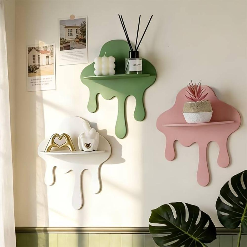 Minimalist Cloud Floating Shelf Wall Mounted Wall-mounted Shelves Wall Display Stand Bedroom