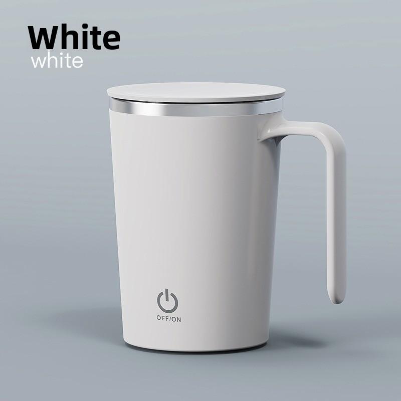 

Modern Minimalist Coffee Cup With Usb Charging And Magnetic Stirring For Office And Home Use белый