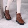 PU Leather for 18-inch Doll Play House Accessories Doll Wearing Shoes Fabric Shoes 1/3 Doll Boots