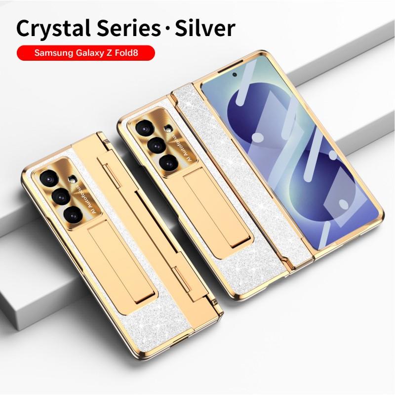 Premium Foldable Phone Case Galaxy Z Fold8 Fold7 Full Coverage PU Leather With Hidden Stand Shockproof Scratch