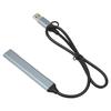 Type C Hub 4 Ports Aluminium Alloy Plug and Play 19.7in Long Cable USB 3.0 Docking Station for