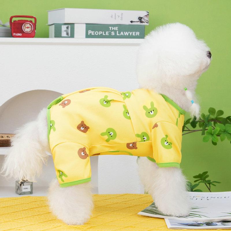 Dog Jumpsuit Spring Summer Pet Warm Clothing Puppy Sweatshirt Dog Clothes for Small Dogs Chihuahua Costume Cotton Dog Pajamas